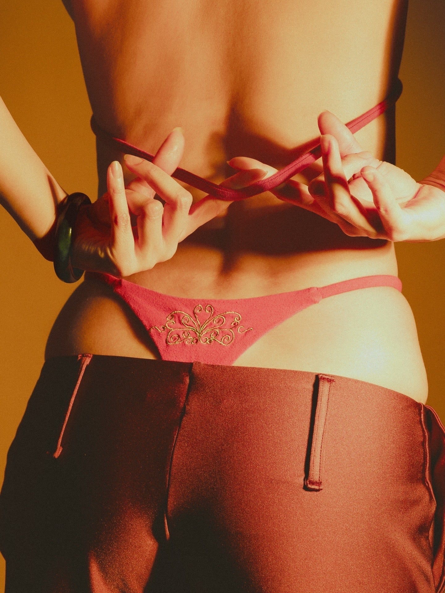 Tramp Stamp Cotton Thong