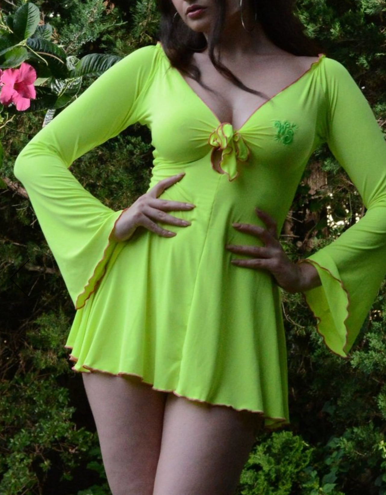 Logo Babydoll Dress