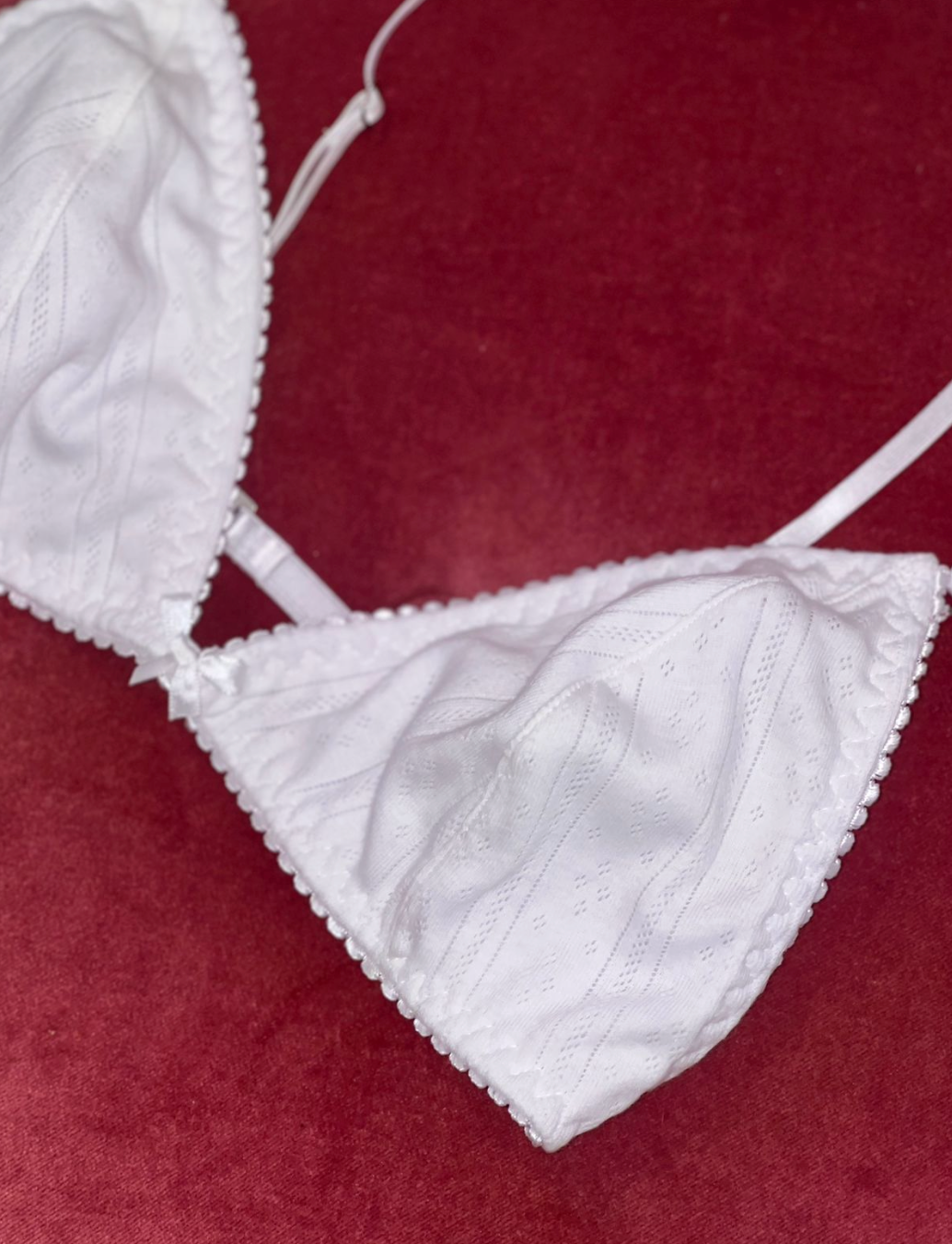 Bra Algodón Blanco