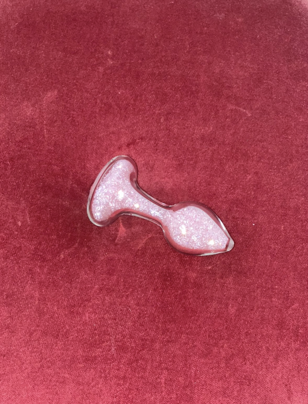 Sparkle Plug with Crystal Base PINK