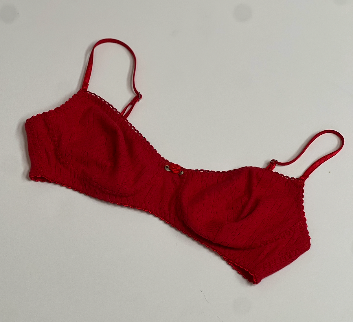 Bra Rojo Pointelle