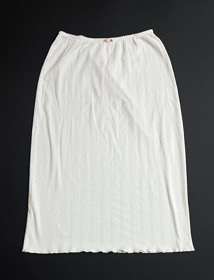 Falda Midi Pointelle