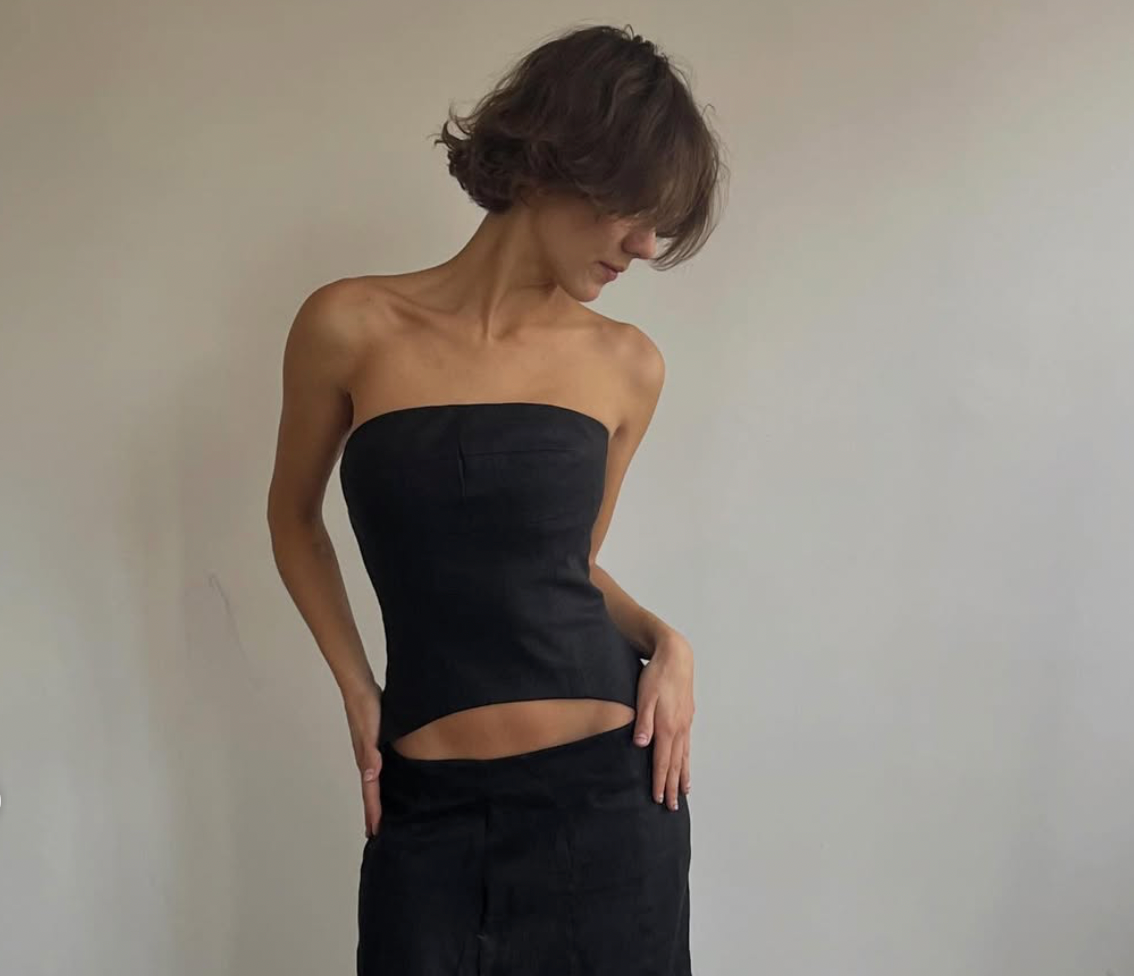 Misty Meadow Strapple Corset