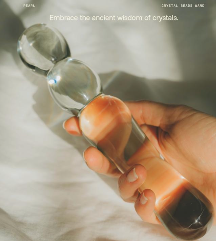 Pearl Crystal Beads Wand