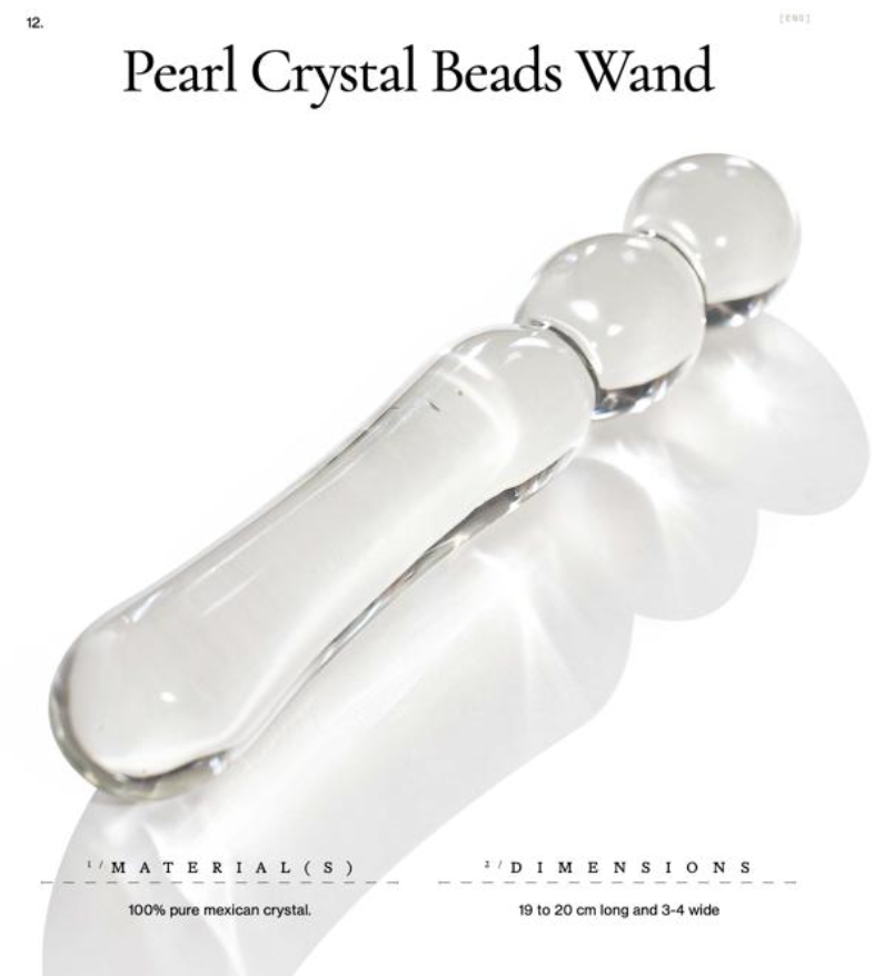 Pearl Crystal Beads Wand