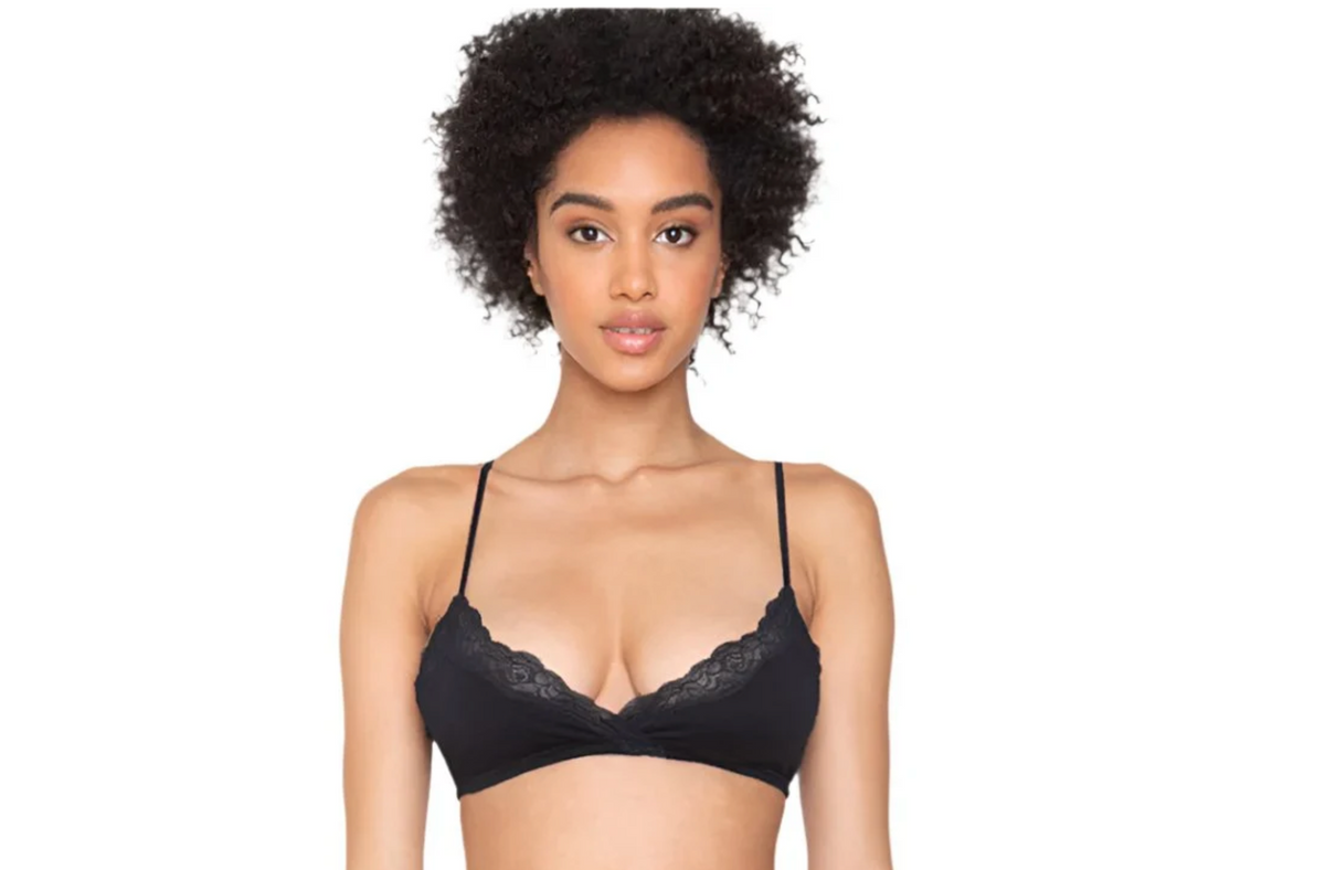 Organic Cotton Wrap Bralette