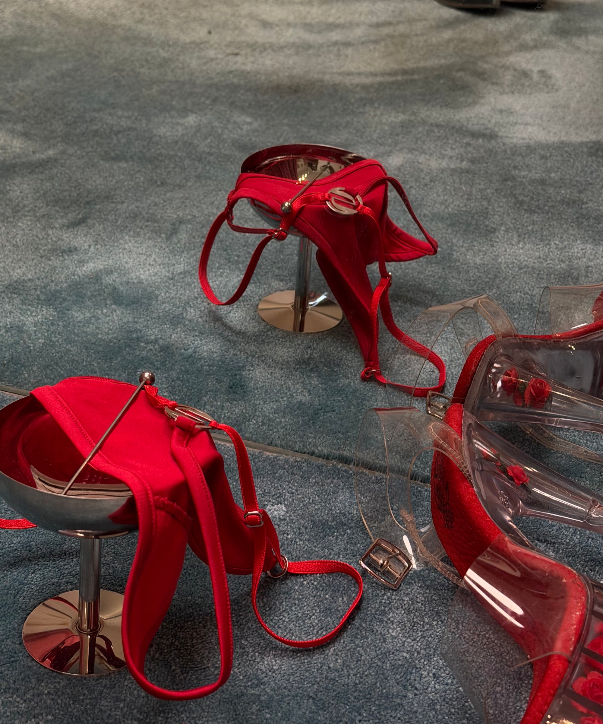 Red Adjustable G-String