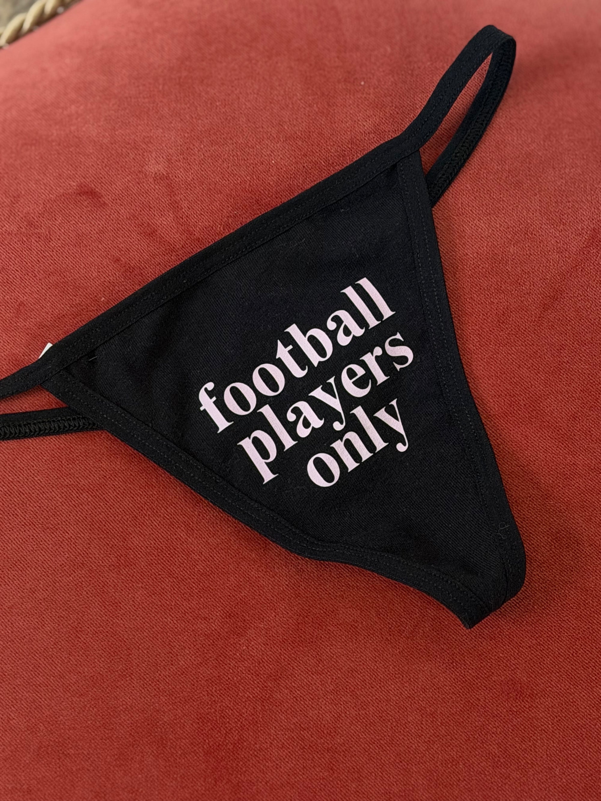 Football Players Only thong