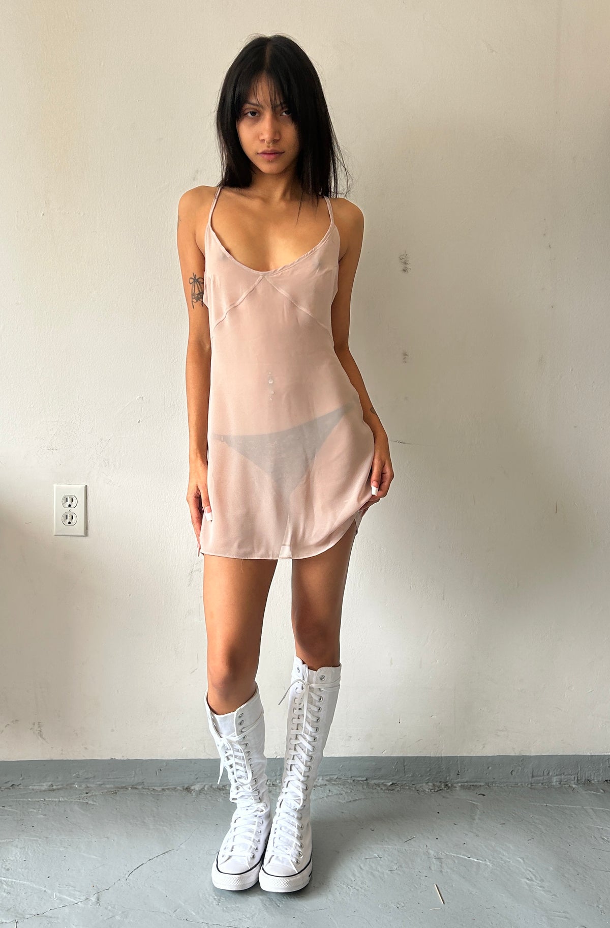 See through dress