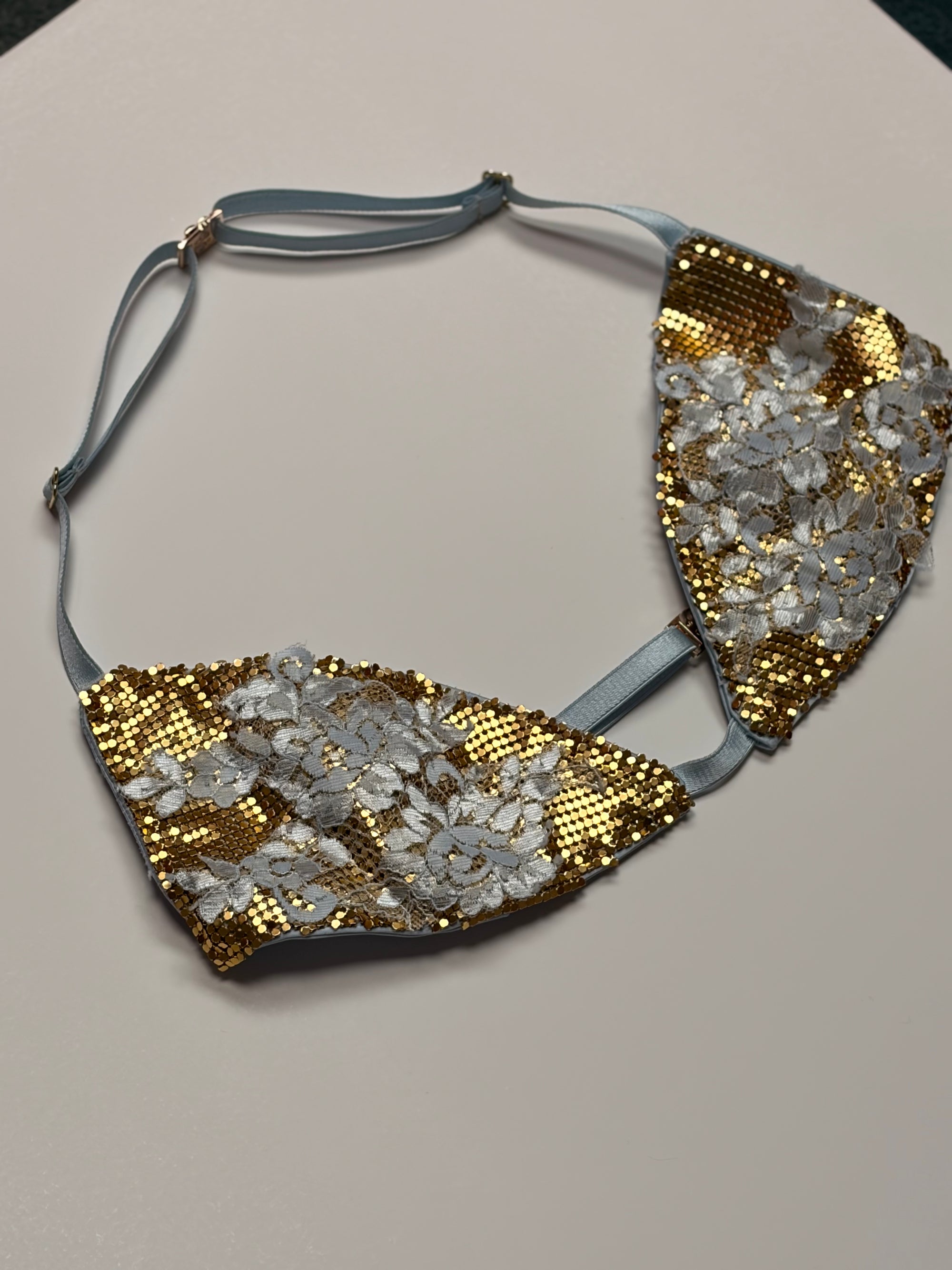 Gold Bra