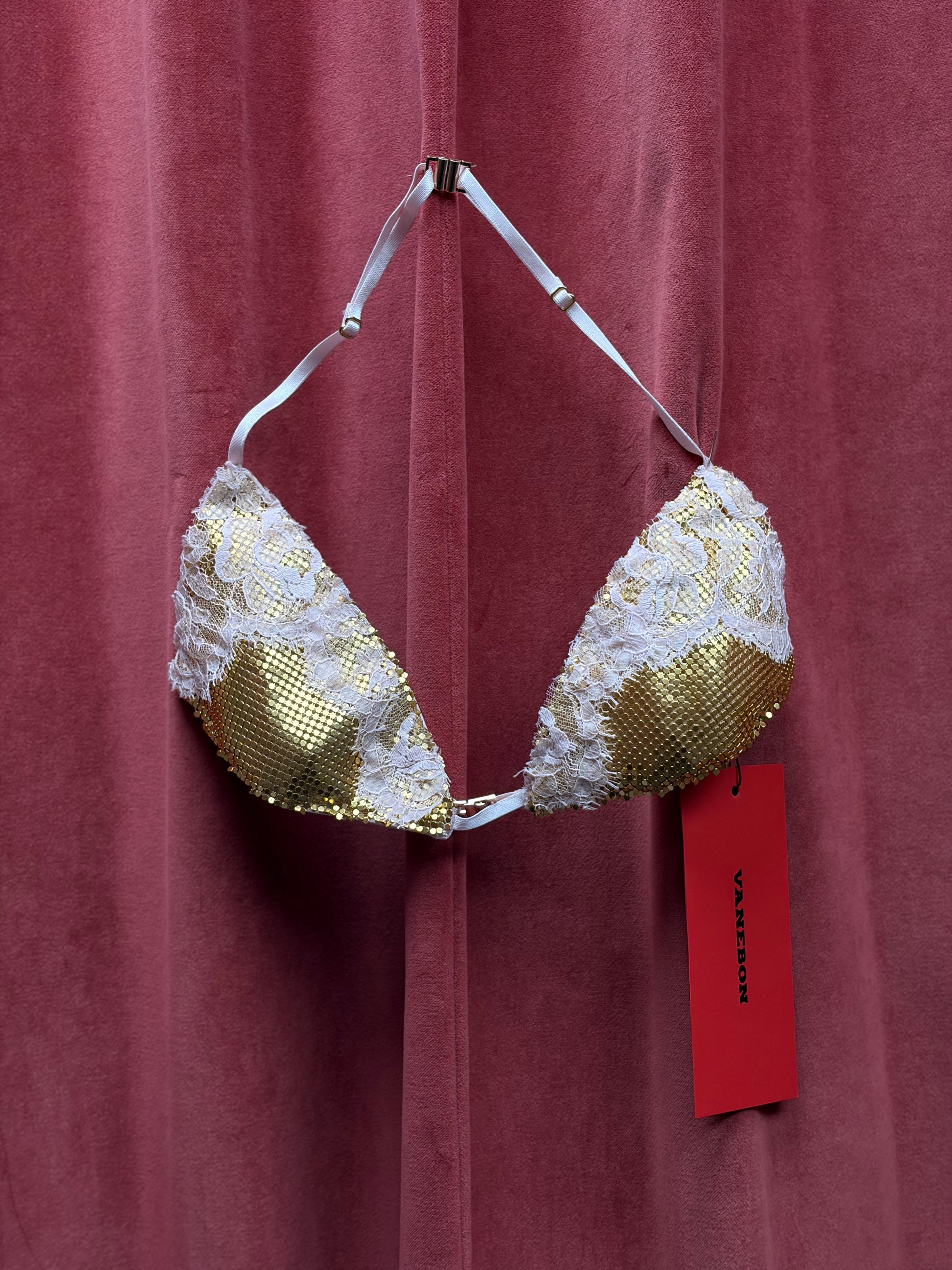 Gold Bra