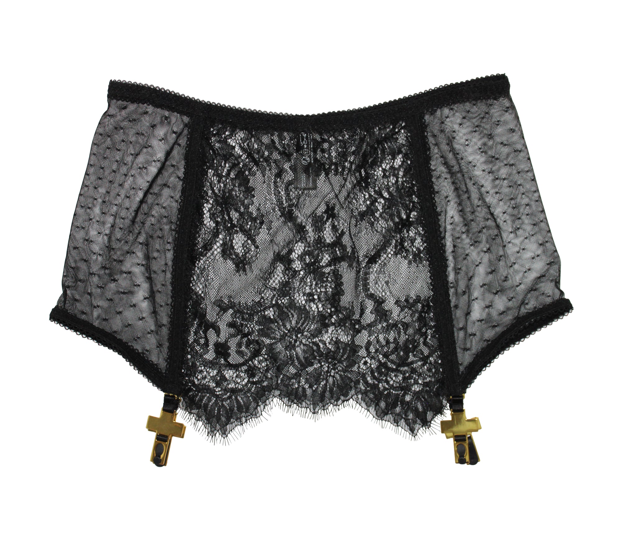 Mini skirt with suspenders