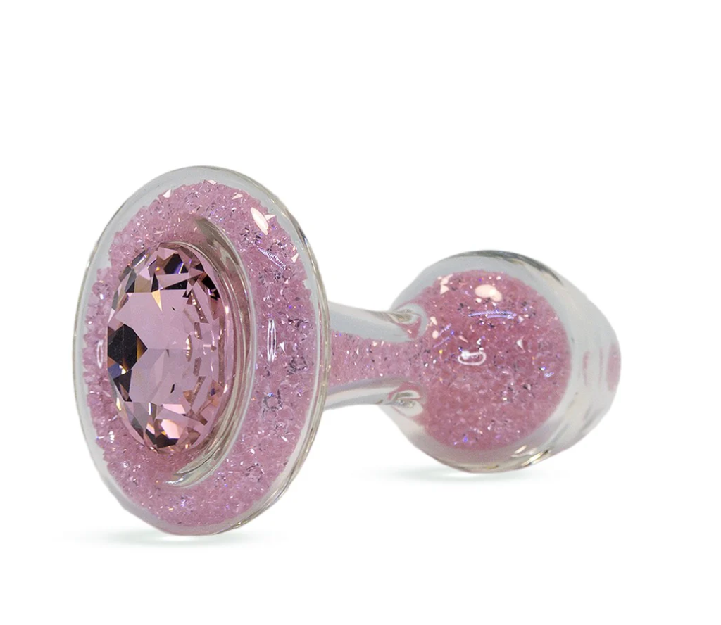 Sparkle Plug with Crystal Base PINK