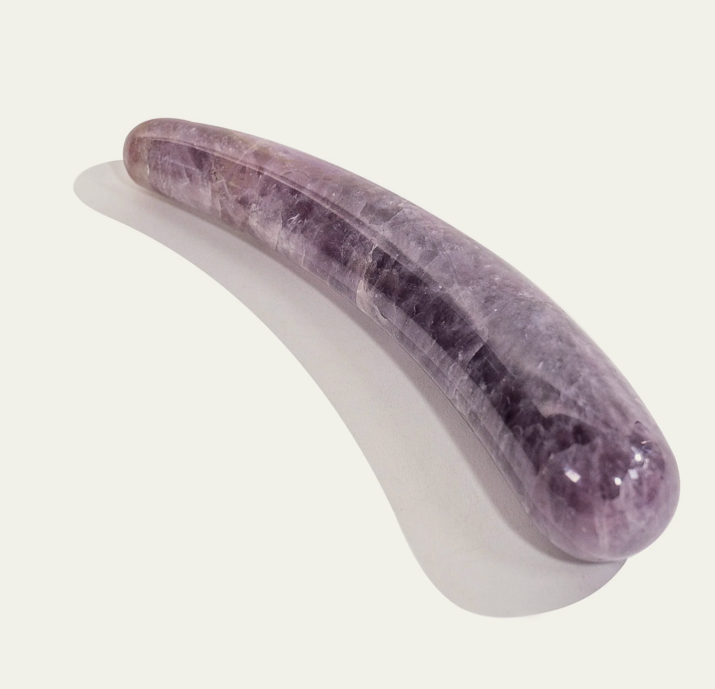 Curva de amatista violeta