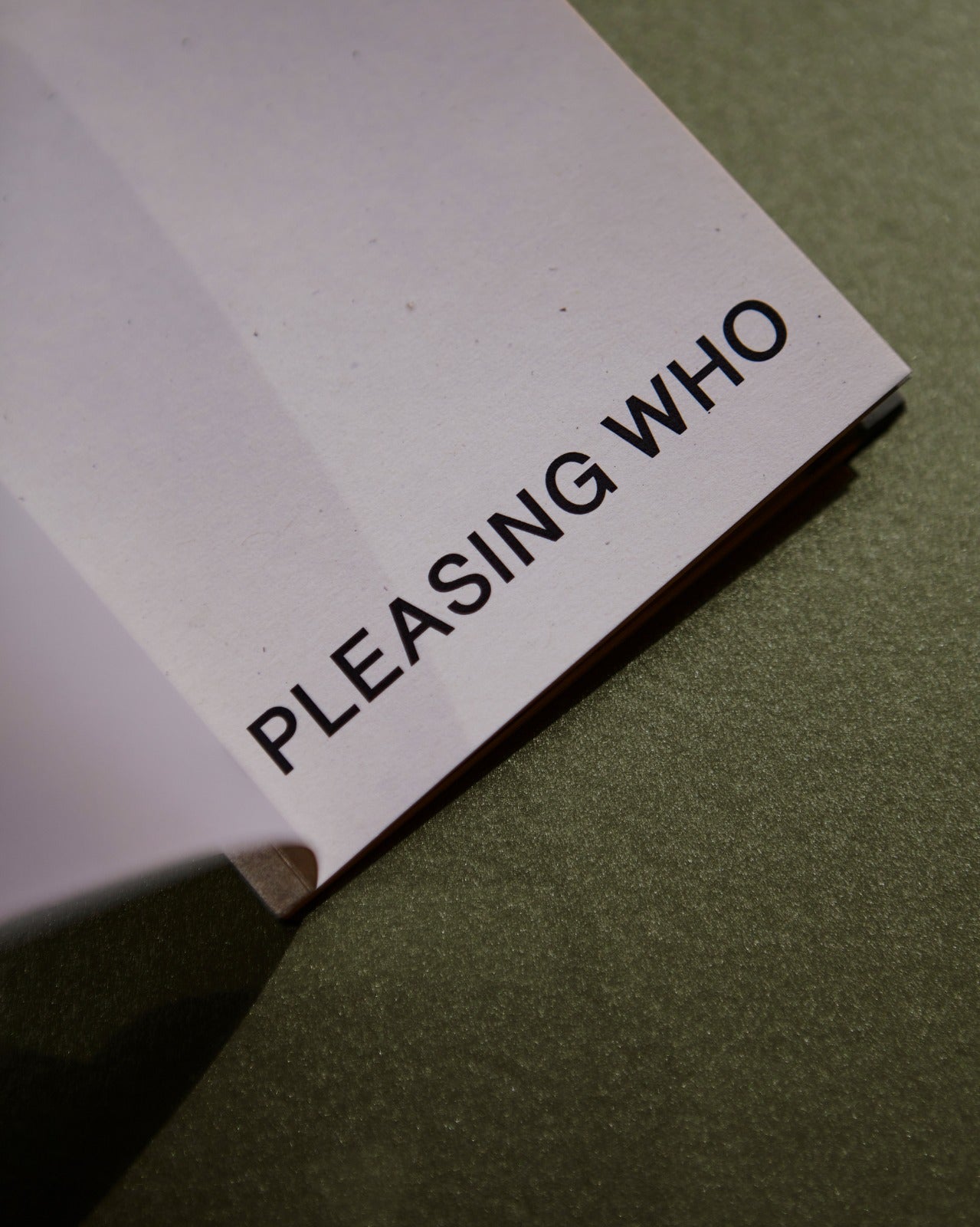 PLEASING WHO BOOK
