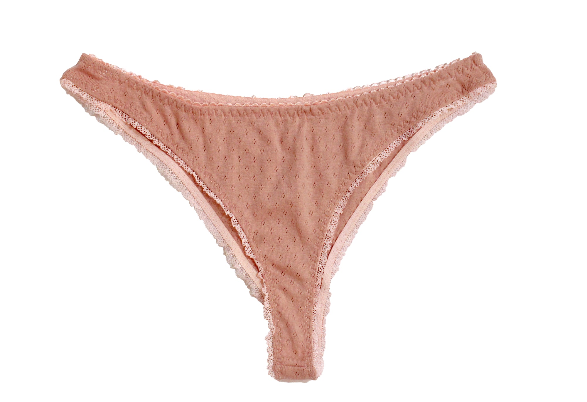 Tanga Rosa Quemado Algódon