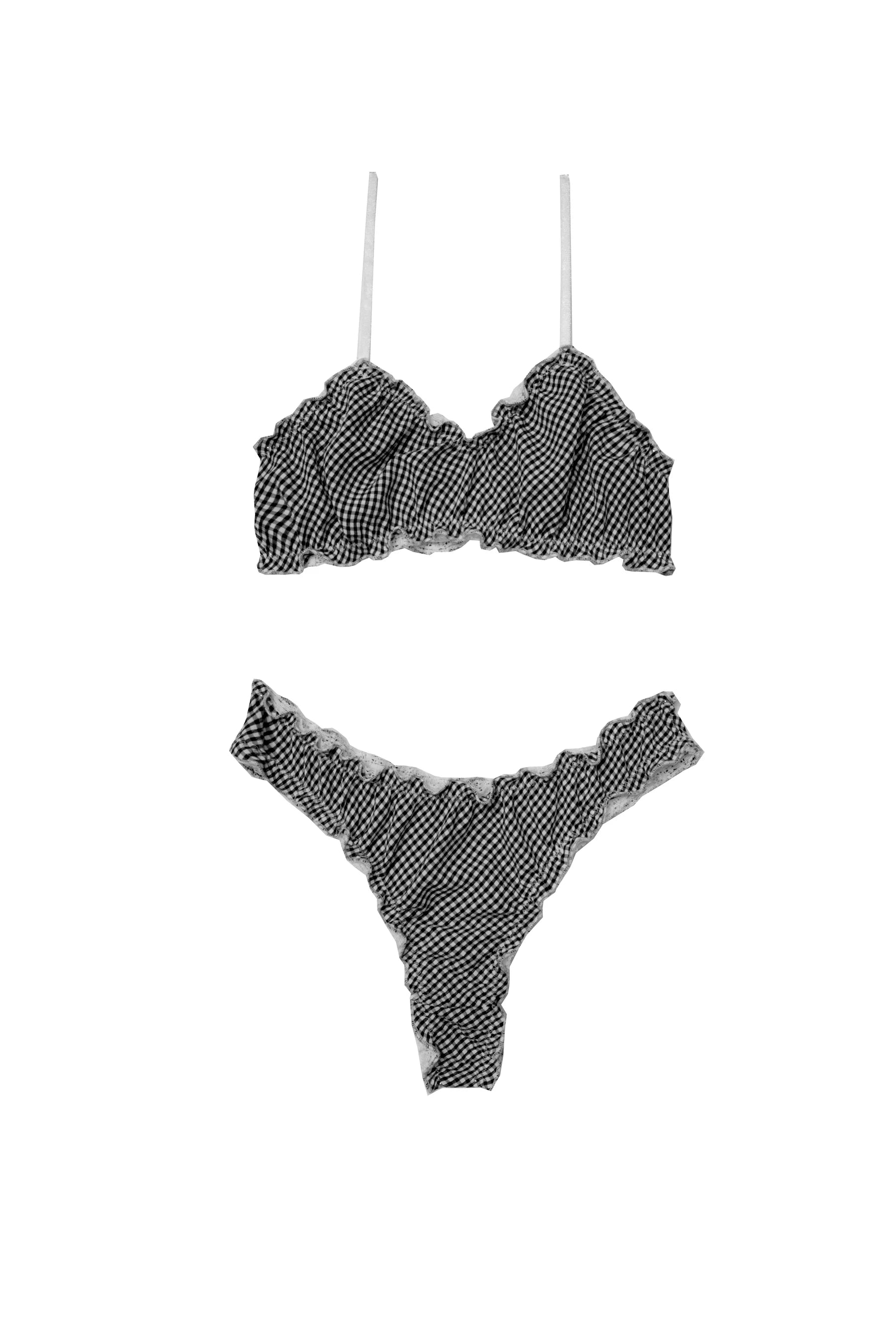 Gingham Underwear Set