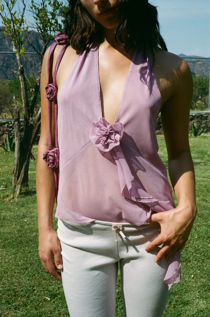 Rose Halter Top
