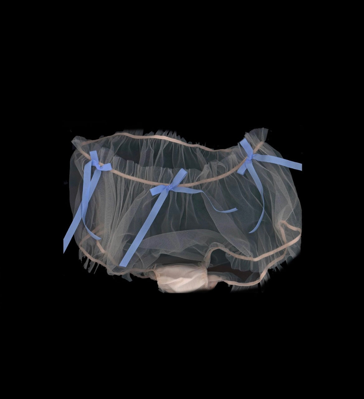 Triple Bow Tulle Bloomer