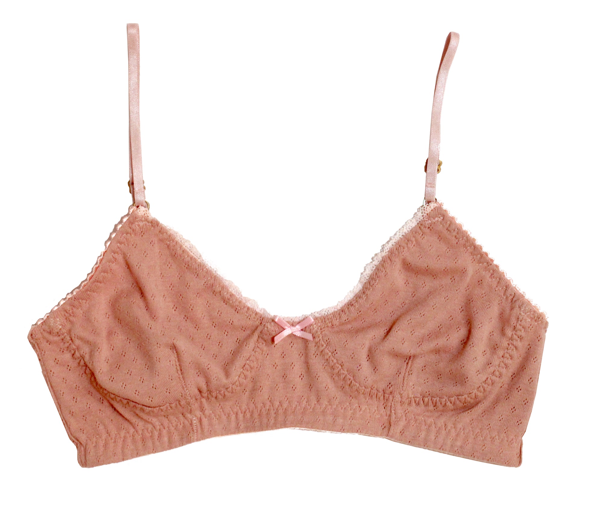 Bra Algodón Rosa Quemado